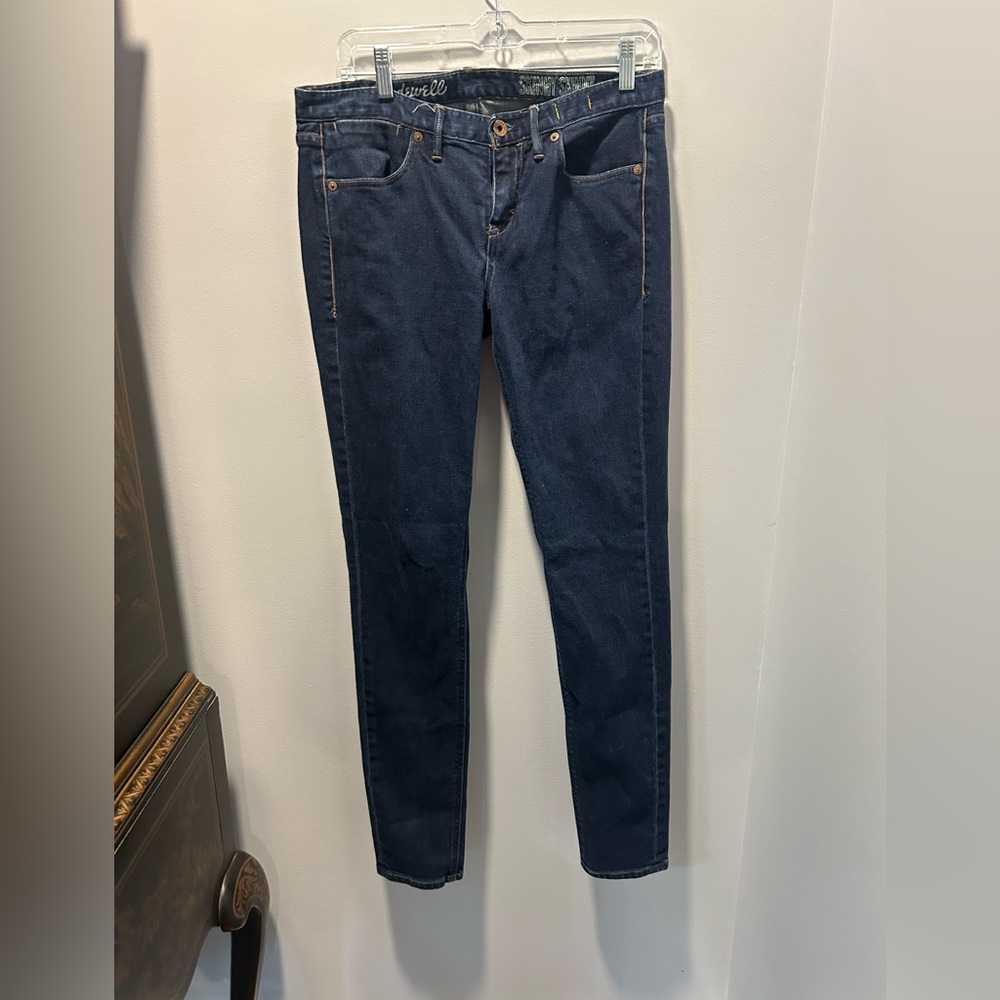 Madewell High Riser Cotton Skinny Skinny Blue Jeans 29/32
